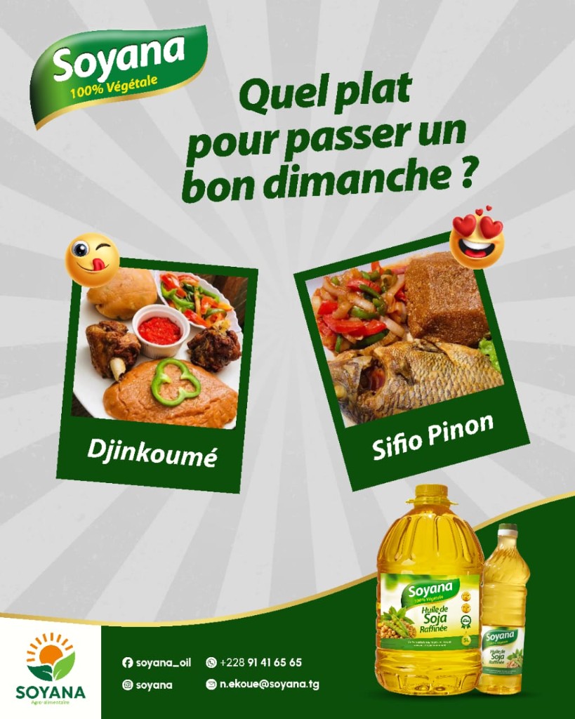 Quel plat pour passer un bon dimanche ? Djinkoumé et Sifio Pinon avec Soyana