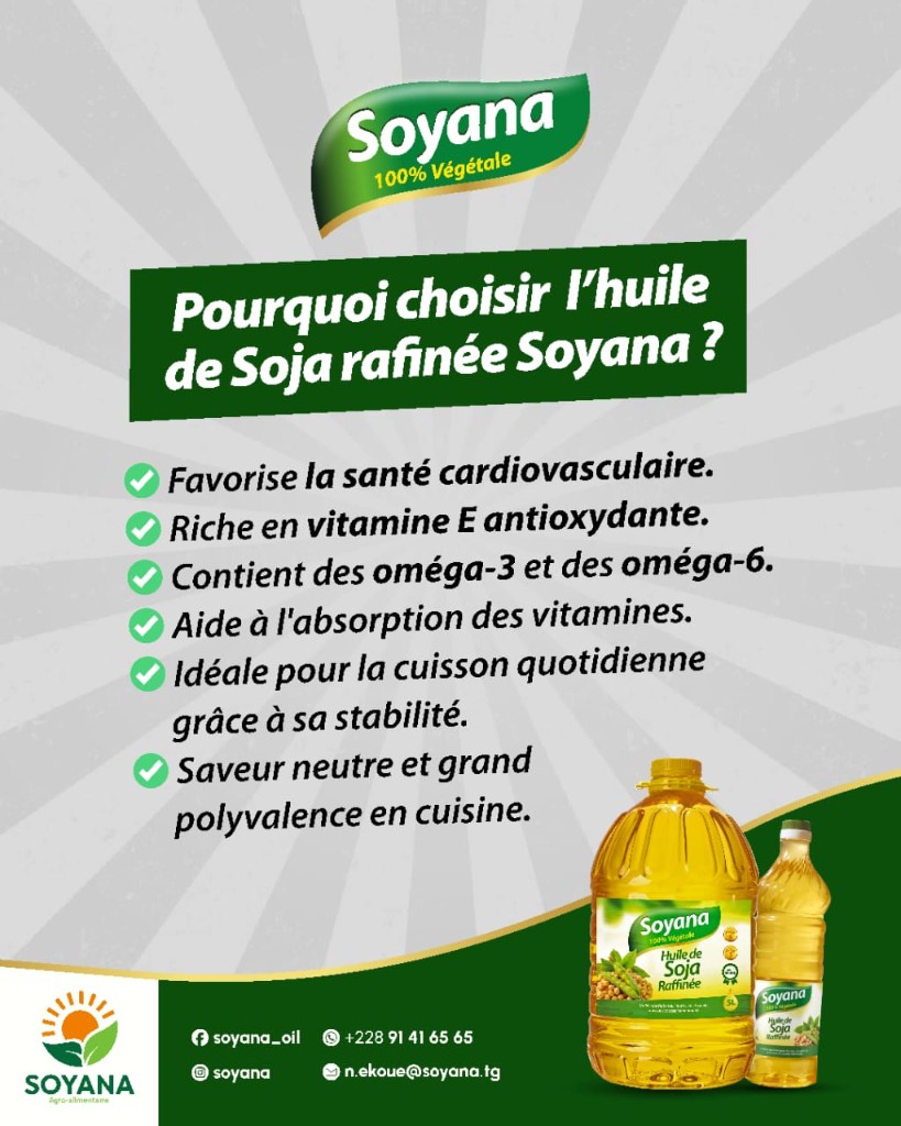 Pourquoi choisir l’huile de soja raffinée Soyana ?